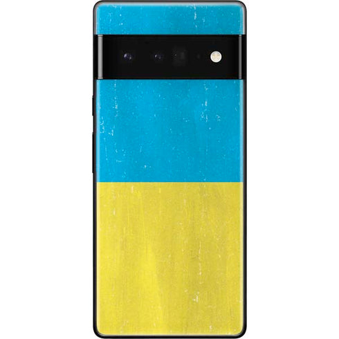 Ukraine Flag Distressed Google Pixel 6 Pro Skin
